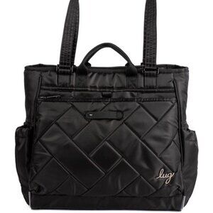 LUG Cabby SE Tote Bag - BRUSHED BLACK - EUC